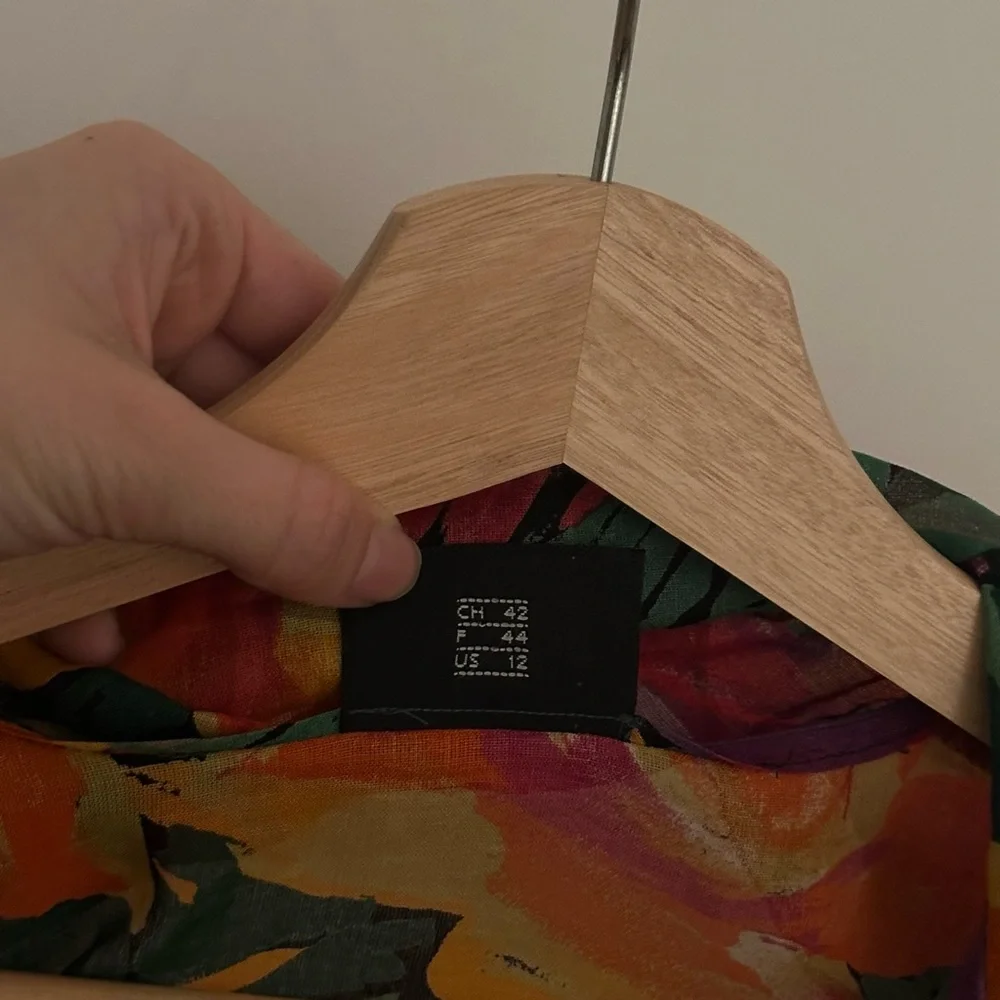 Akris Multicolor Floral Blouse - Picture 5 of 5